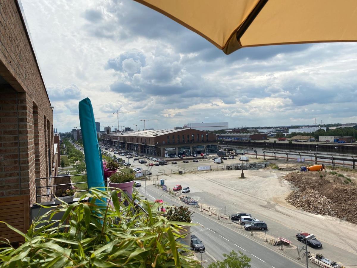Apartment Neubau, Blick auf die Weser moderne Einrichtung. BRE